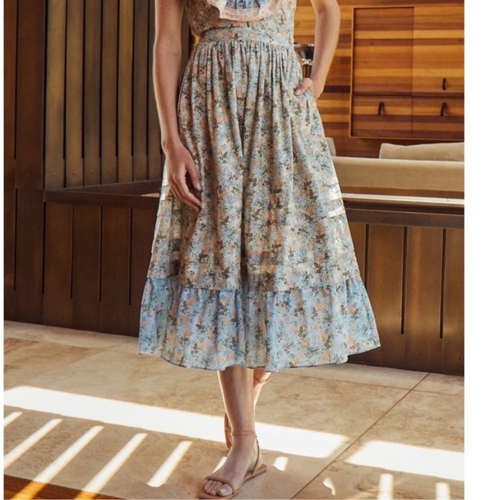 Hunter Bell Cabana Skirt in Ditsy Floral - sz 8